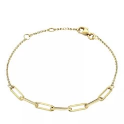 Isabel Bernard Aidee Louise 14 Karat Bracelet With Chains Gold Armband