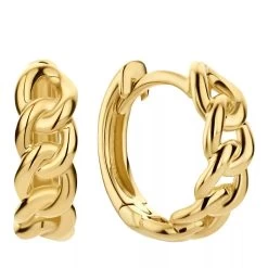 Isabel Bernard Aidee Lissa 14 Karat Hoop Earrings Gold Creole