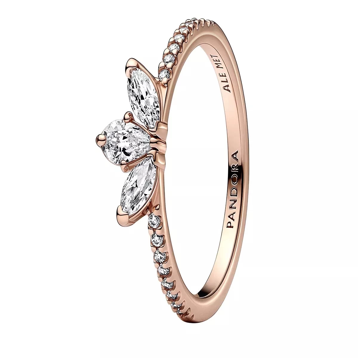 Pandora Funkelnder Herbarium-Cluster-Ring Clear Ring – Bild 3