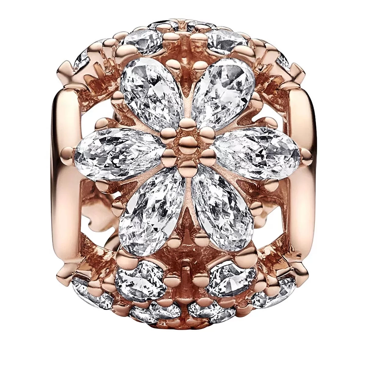 Pandora Funkelndes Herbarium Cluster Runder Charm Clear Anhänger - Image 2