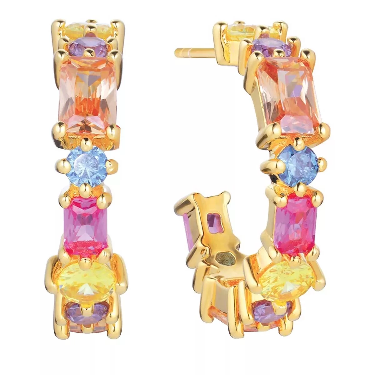 Ivrea Creolo Medio Yellow Gold Creole