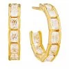 Roccanova Circolo Yellow Gold Creole