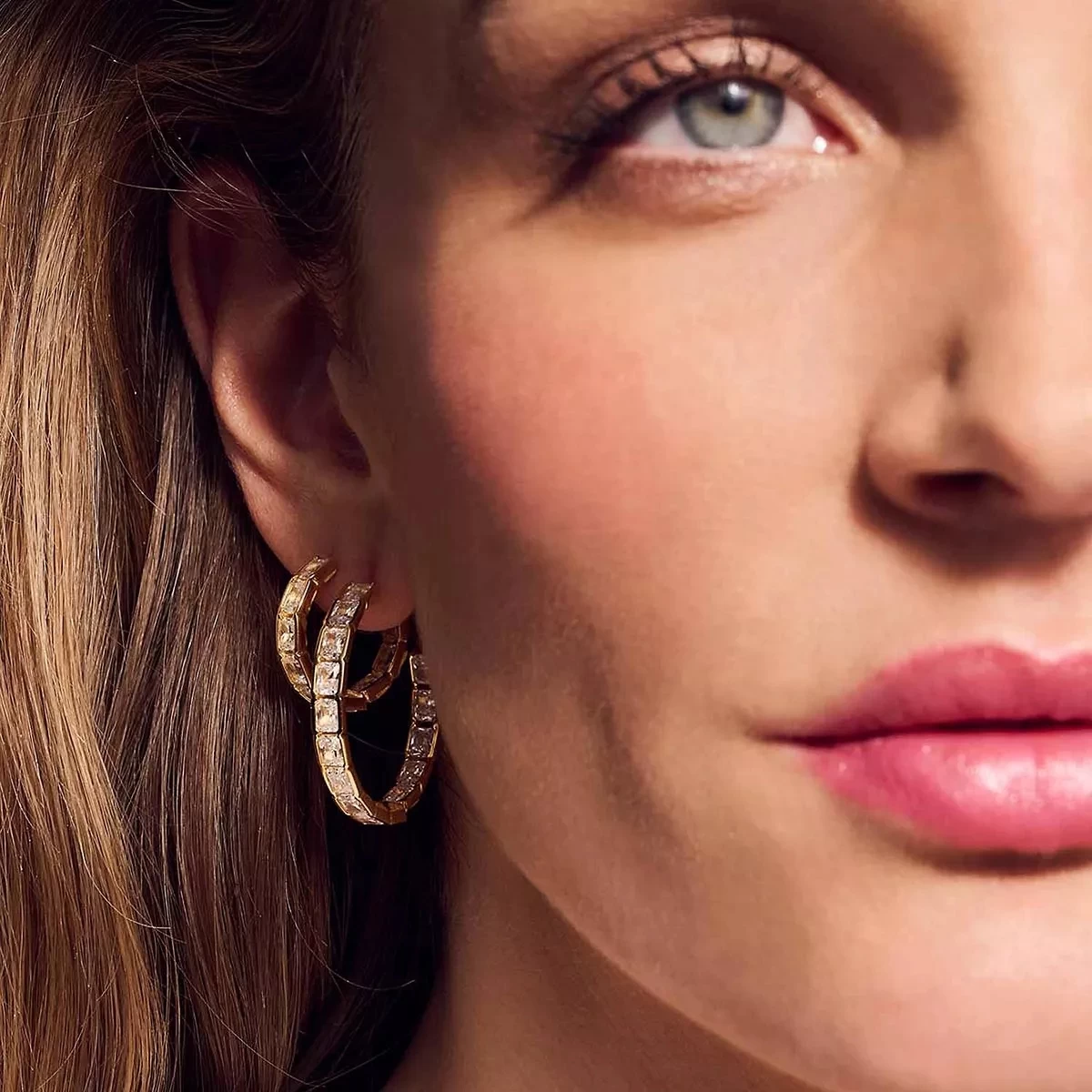 Roccanova Circolo Yellow Gold Creole - Image 2