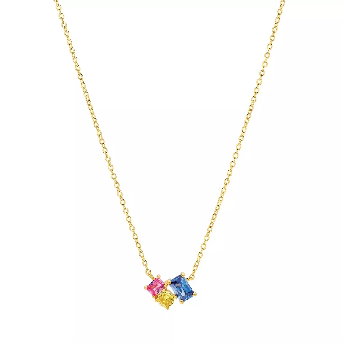 Ivrea Tre Yellow Gold Kurze Halskette