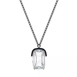 Swarovski Harmonia Necklace Oversized Crystal Mixed Metal White Lange Halskette
