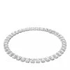 Swarovski Millenia Octagon Cut Rhodium Plated Silver Kurze Halskette