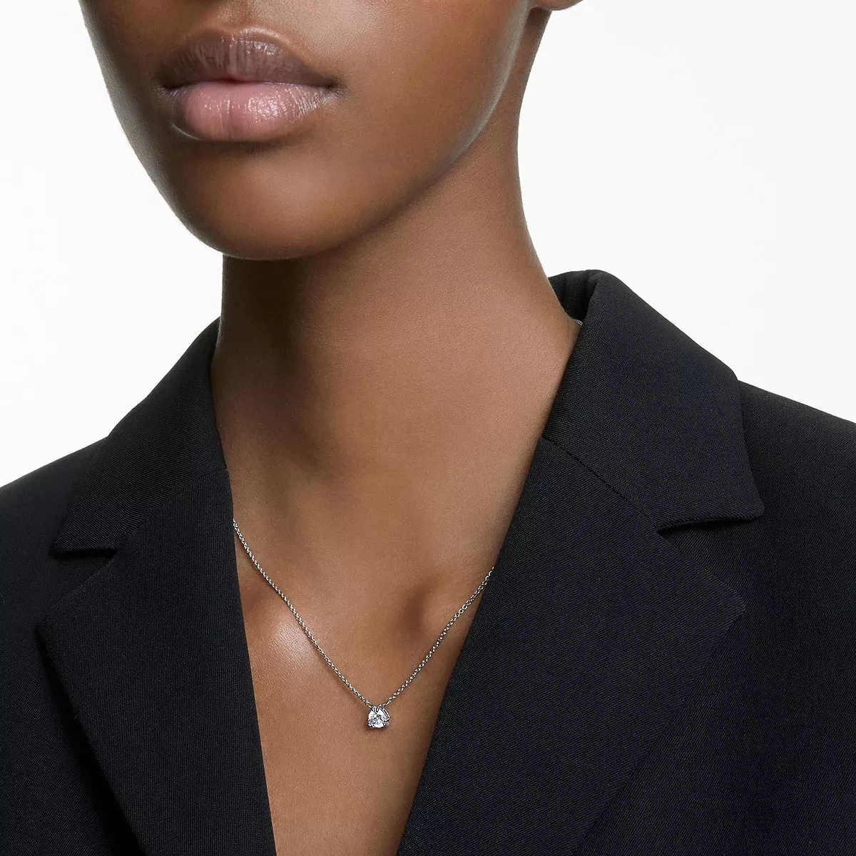 Swarovski Millenia Necklace Trilliant Cut Rhodium Plated White Kurze Halskette - Image 2