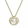 Swarovski Generation Necklace Gold-tone Plated White Lange Halskette