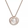 Swarovski Generation Necklace Rose Gold-tone Plated White Lange Halskette