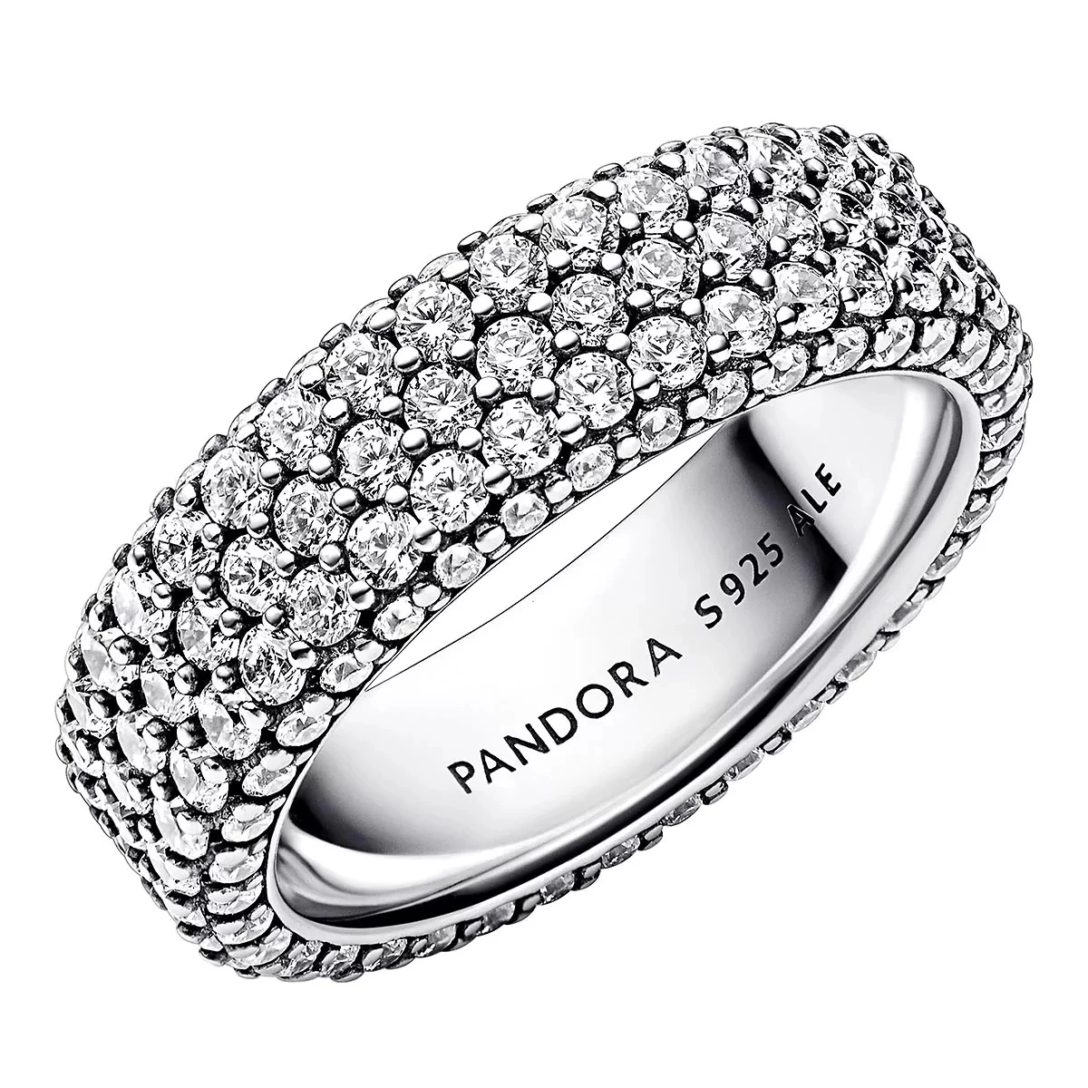 Pandora Timeless Pavé Triple-row Clear Eternityring - Image 4
