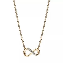 Pandora Sparkling Infinity Clear Mittellange Halskette