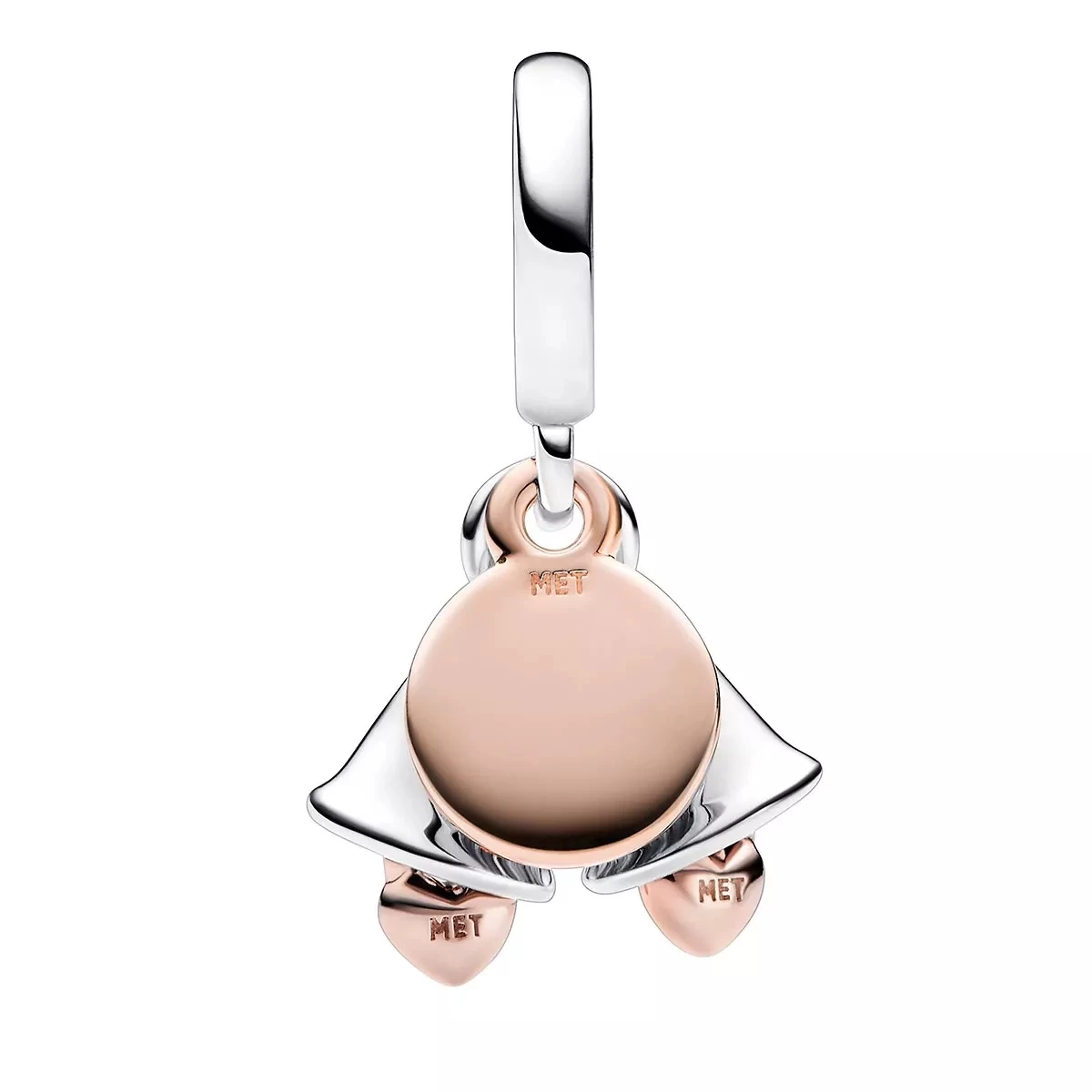 Pandora Two-tone Wedding Bells Double Dangle Clear Anhänger - Image 4