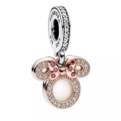 Pandora Disney Minnie Mouse Silhouette Double Dangle Multicolor Anhänger