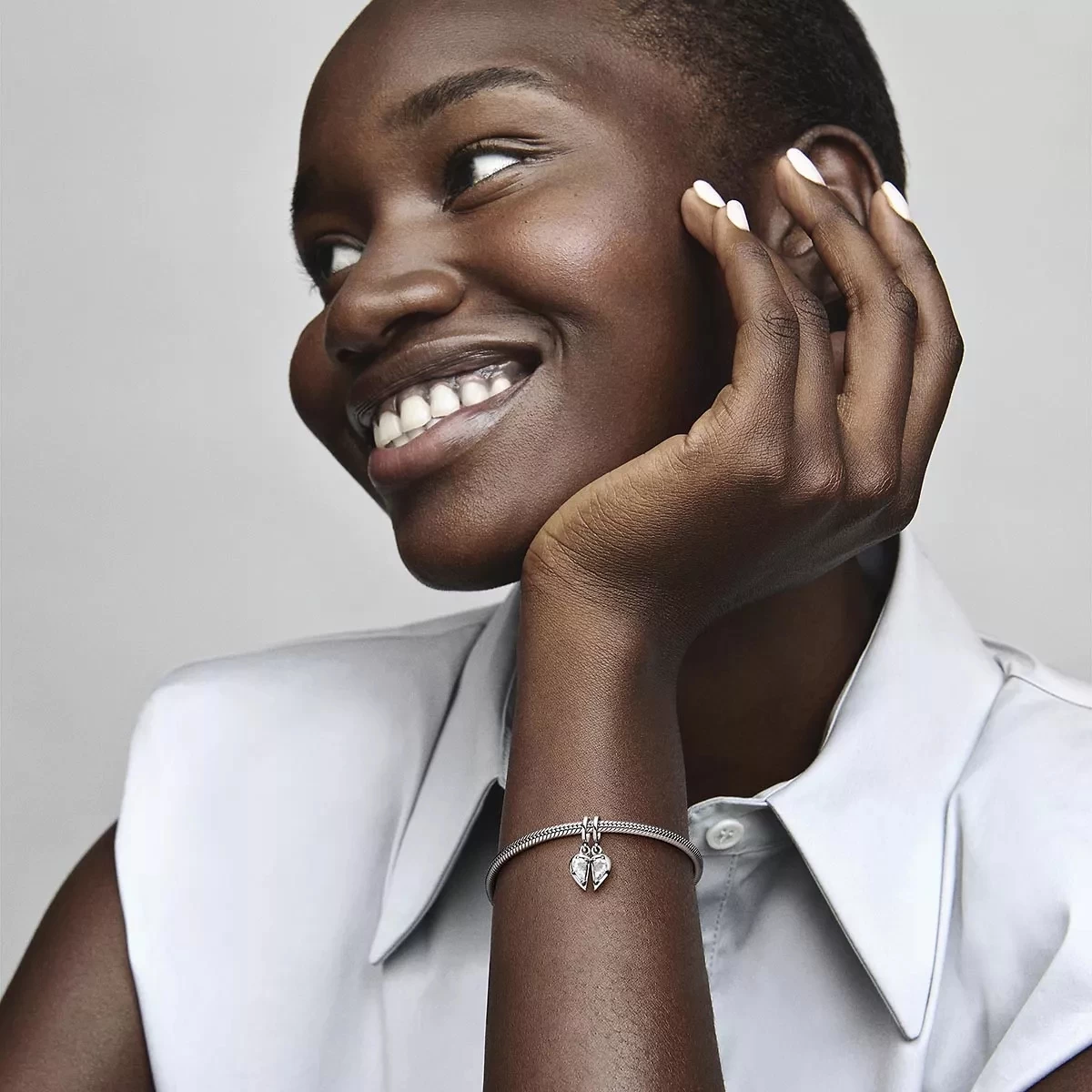 Pandora Splittable Mother & Daughter Dangle Clear Anhänger - Image 3