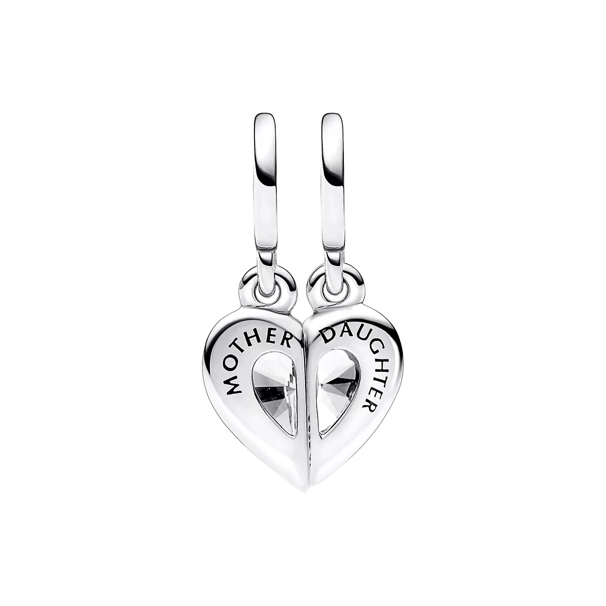 Pandora Splittable Mother & Daughter Dangle Clear Anhänger - Image 4