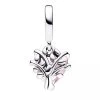 Pandora Pink Family Tree & Heart Dangle Pink Anhänger