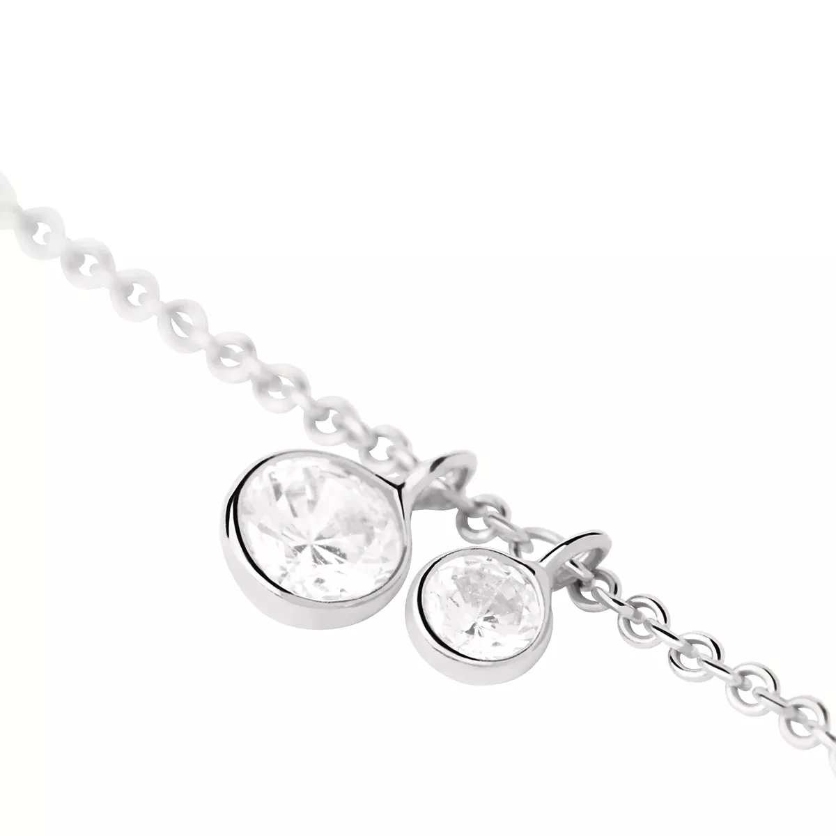 PDPAOLA Bliss Silver Necklace Silver Mittellange Halskette - Image 4