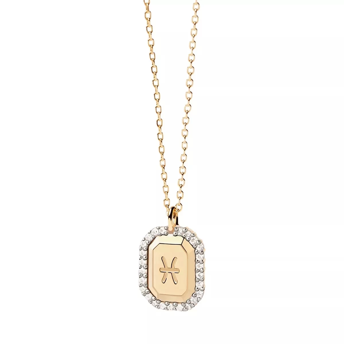 PDPAOLA Pisces Necklace Gold Mittellange Halskette - Image 3