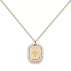 PDPAOLA Aries Necklace Gold Mittellange Halskette