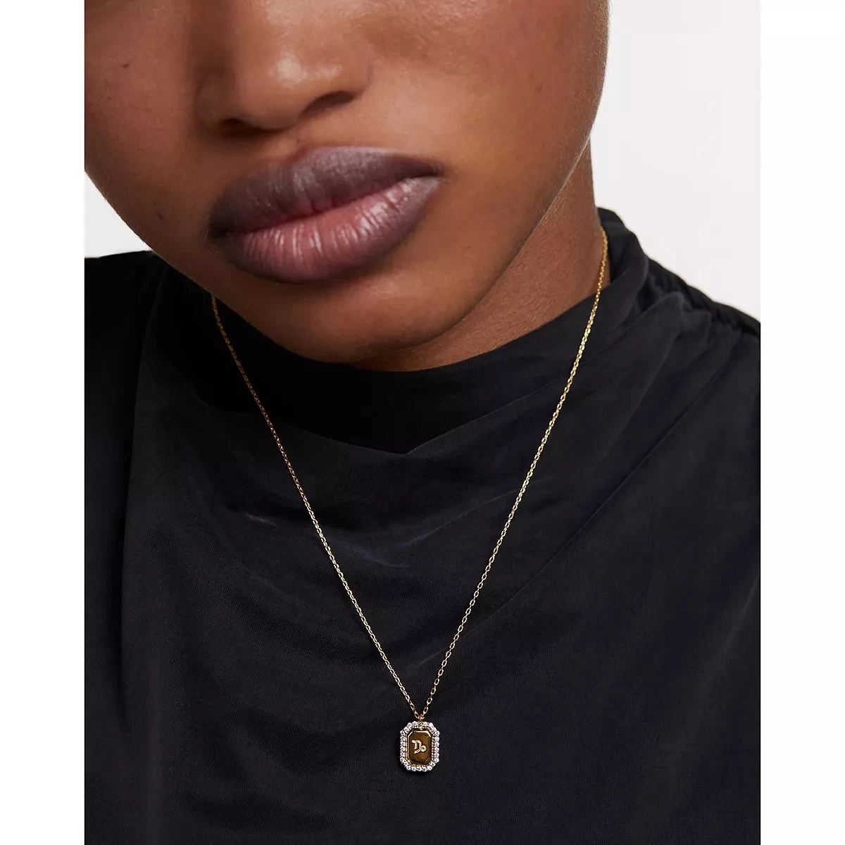 PDPAOLA Capricorn Necklace Gold Mittellange Halskette - Image 2