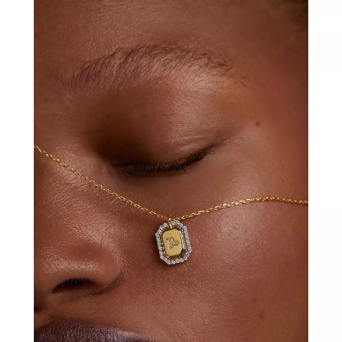 PDPAOLA Capricorn Necklace Gold Mittellange Halskette - Image 3