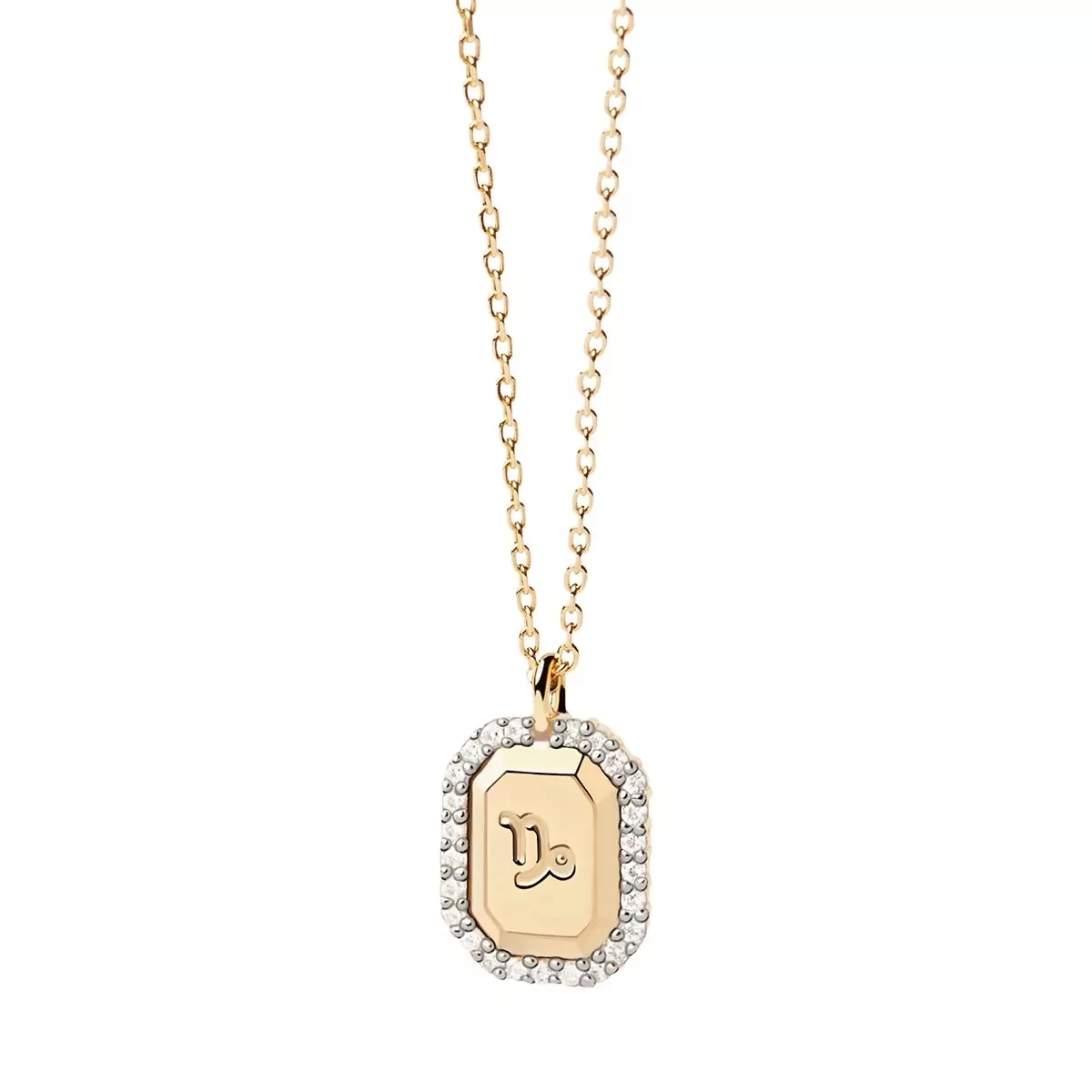 PDPAOLA Capricorn Necklace Gold Mittellange Halskette - Image 4