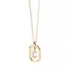 PDPAOLA Mini Letter C Necklace Gold Mittellange Halskette