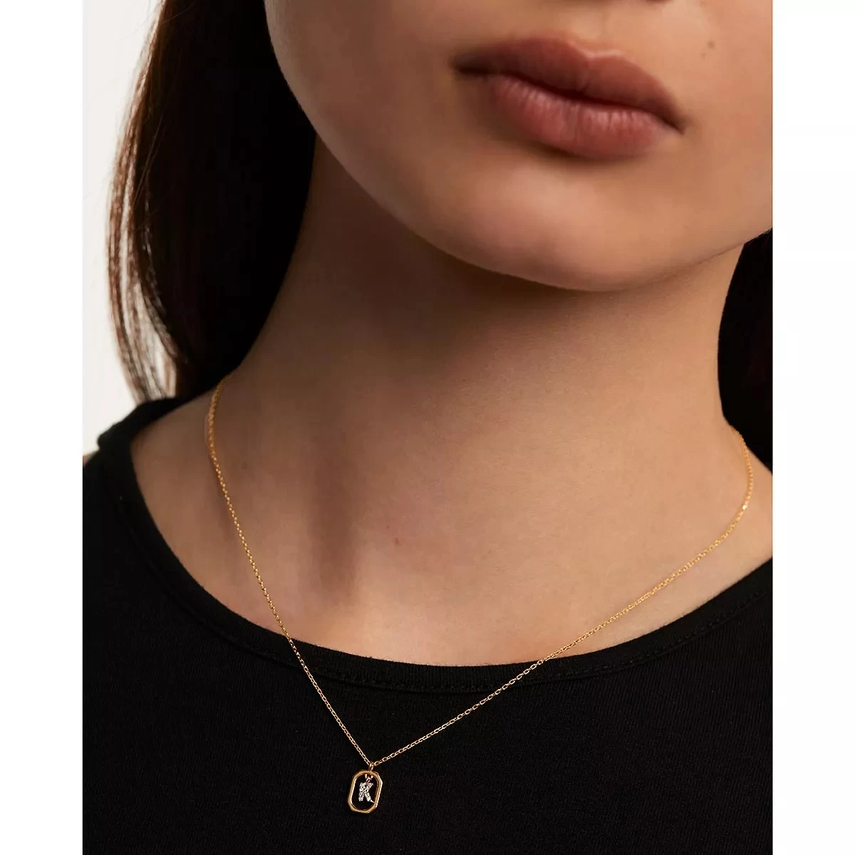 PDPAOLA Mini Letter K Necklace Gold Mittellange Halskette - Image 2