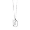 PDPAOLA Mini Letter E Silver Necklace Silver Mittellange Halskette
