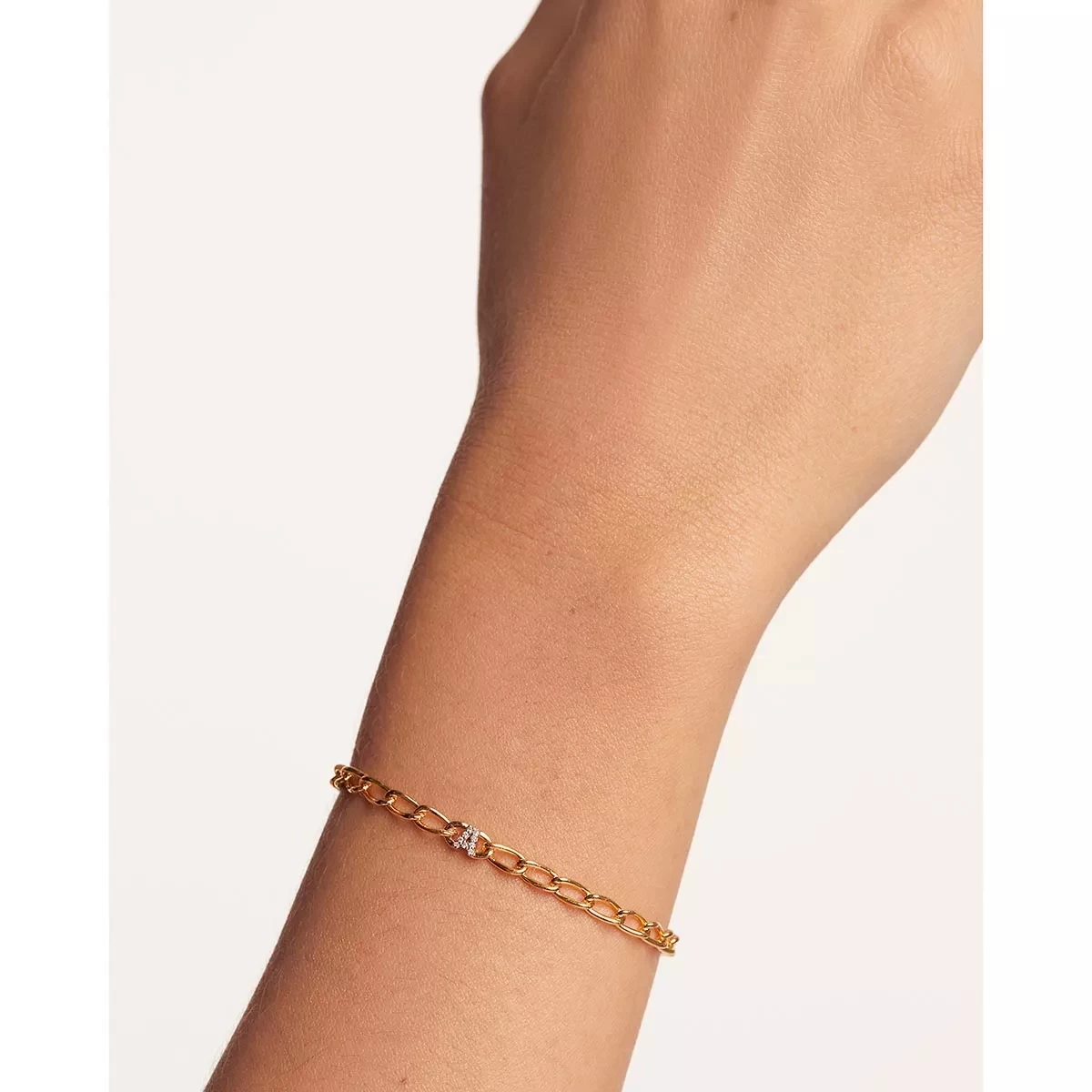 PDPAOLA Letter A Bracelet Gold Armband - Image 3