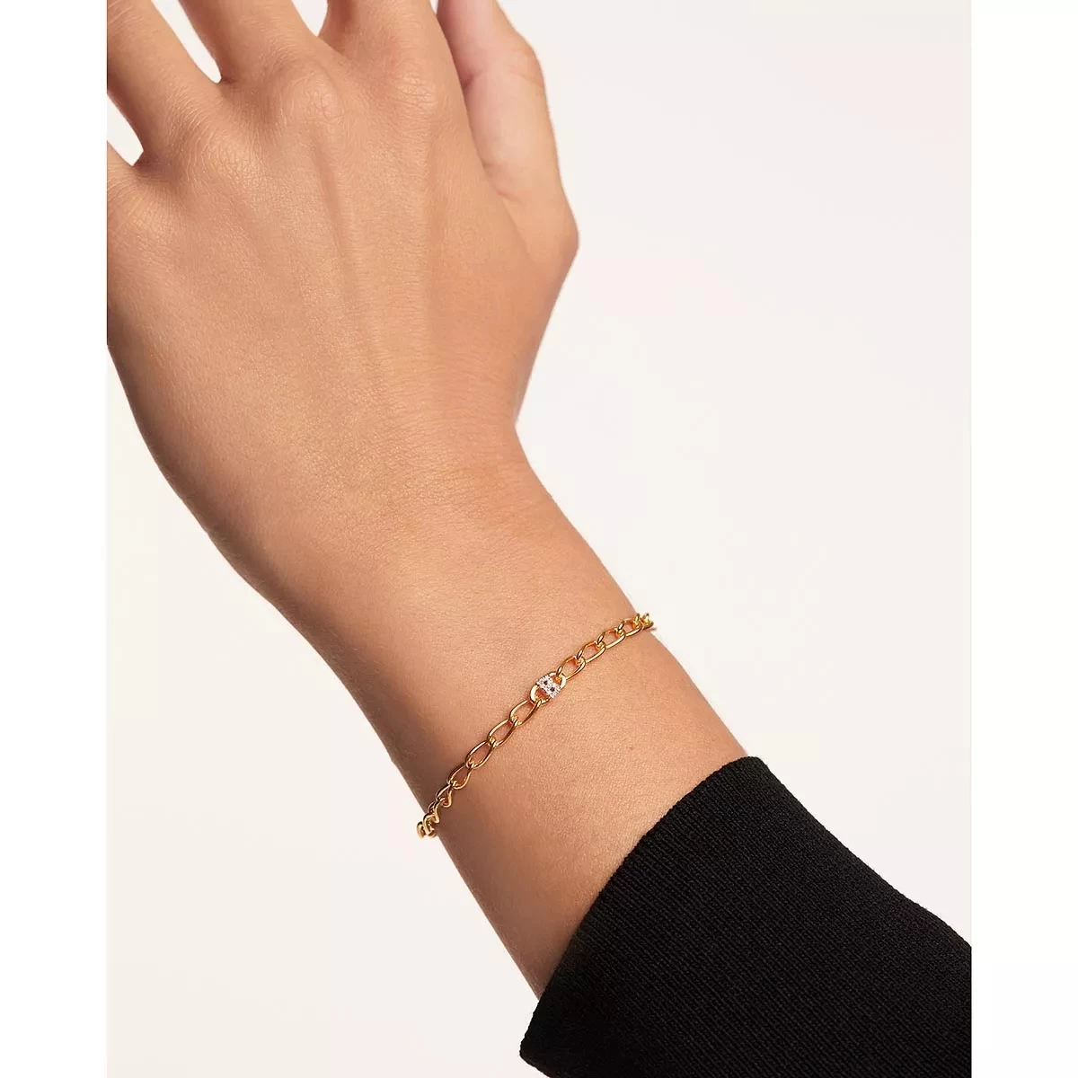 PDPAOLA Letter B Bracelet Gold Armband - Image 2