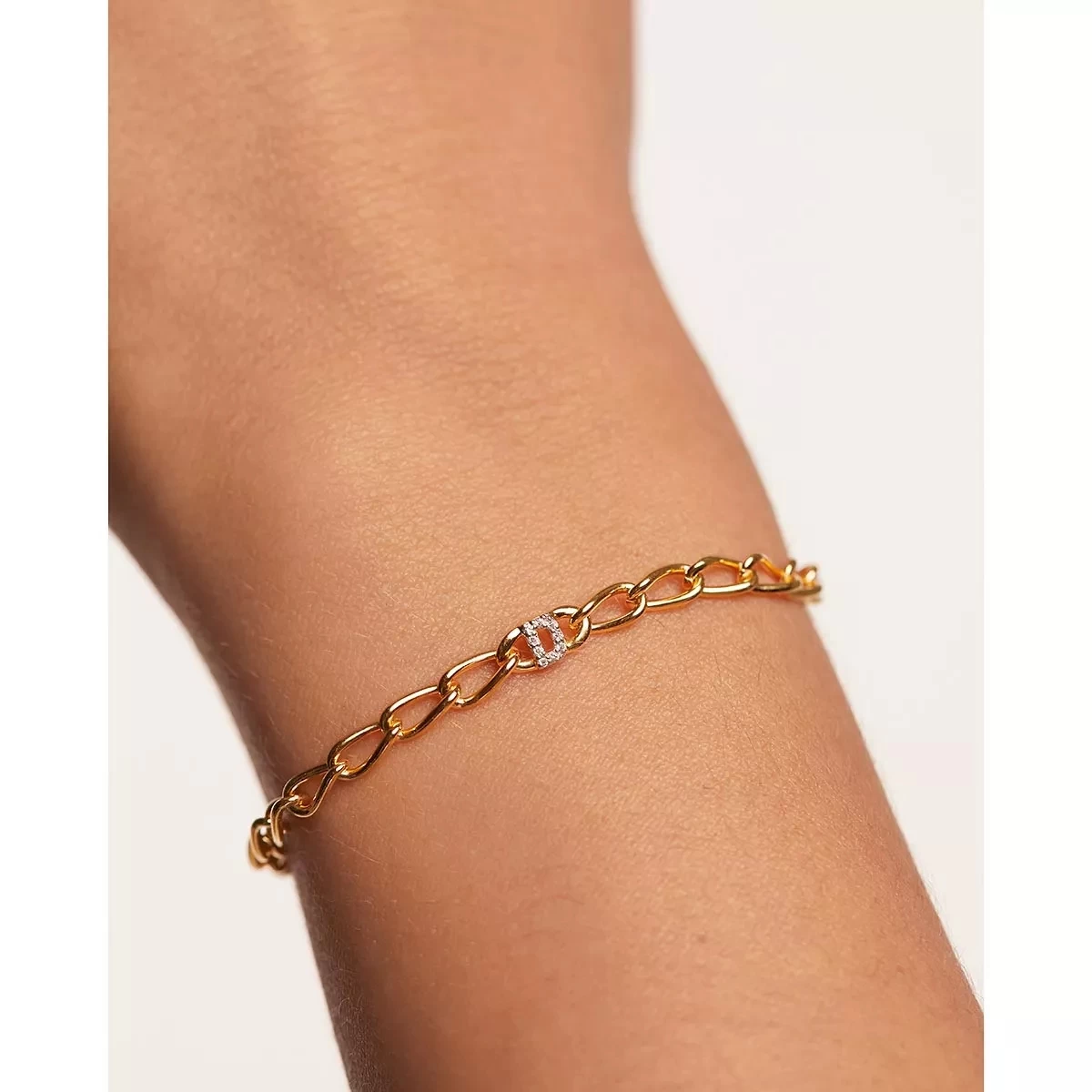 PDPAOLA Letter D Bracelet Gold Armband - Image 2