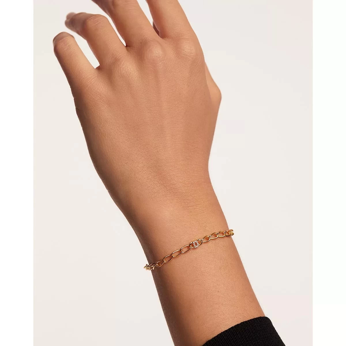 PDPAOLA Letter D Bracelet Gold Armband - Image 3