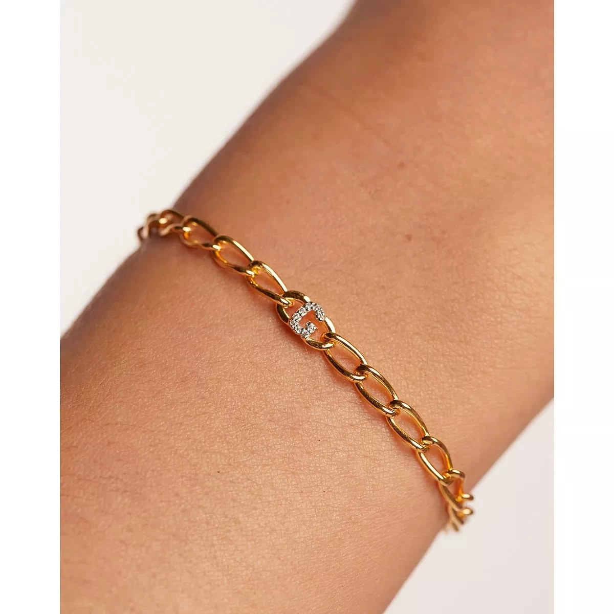 PDPAOLA Letter G Bracelet Gold Armband - Image 3