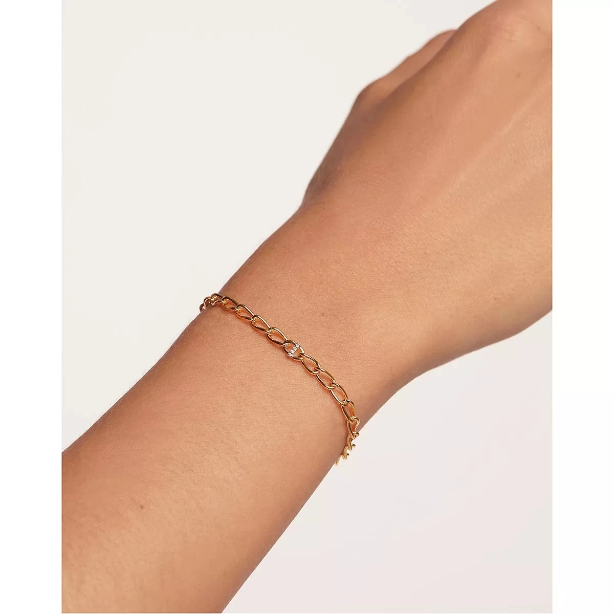 PDPAOLA Letter I Bracelet Gold Armband - Image 2