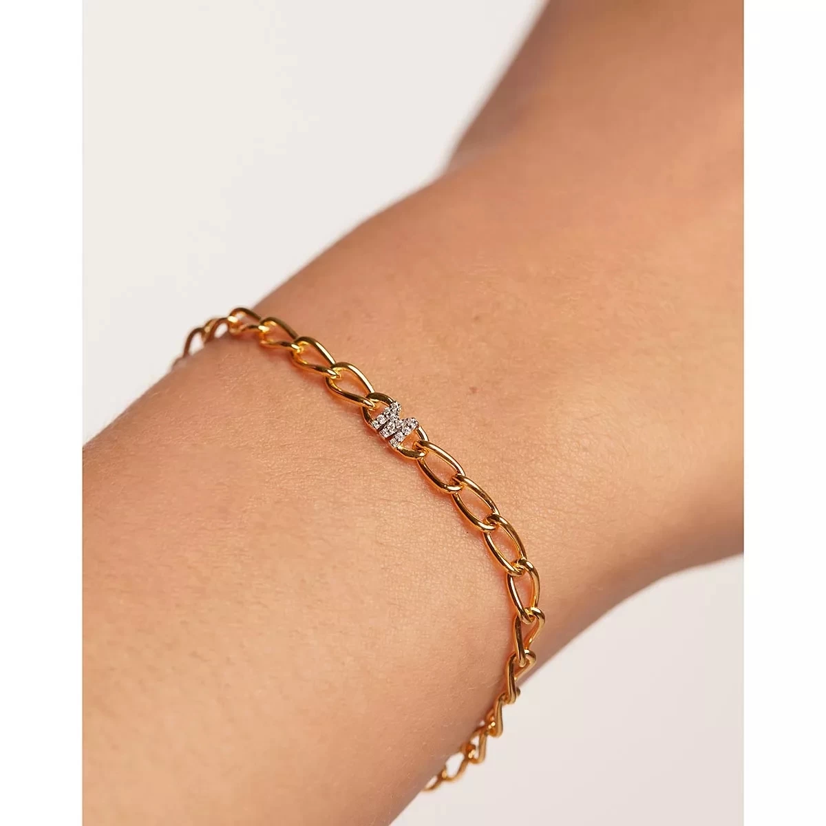 PDPAOLA Letter M Bracelet Gold Armband - Image 2
