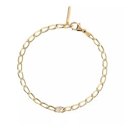 PDPAOLA Letter P Bracelet Gold Armband