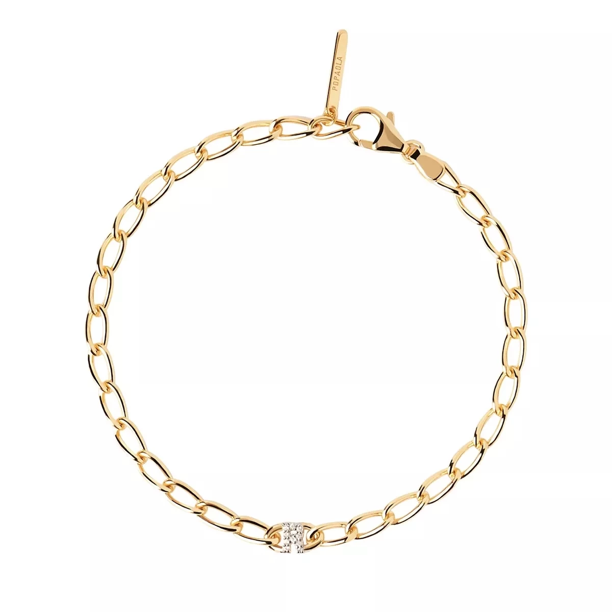 PDPAOLA Letter R Bracelet Gold Armband