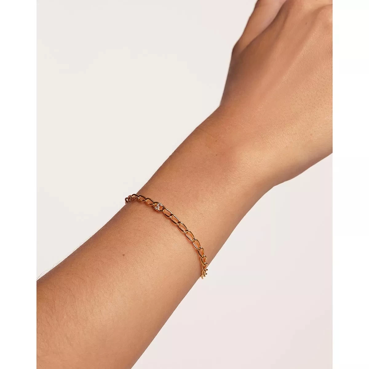 PDPAOLA Letter S Bracelet Gold Armband - Image 2