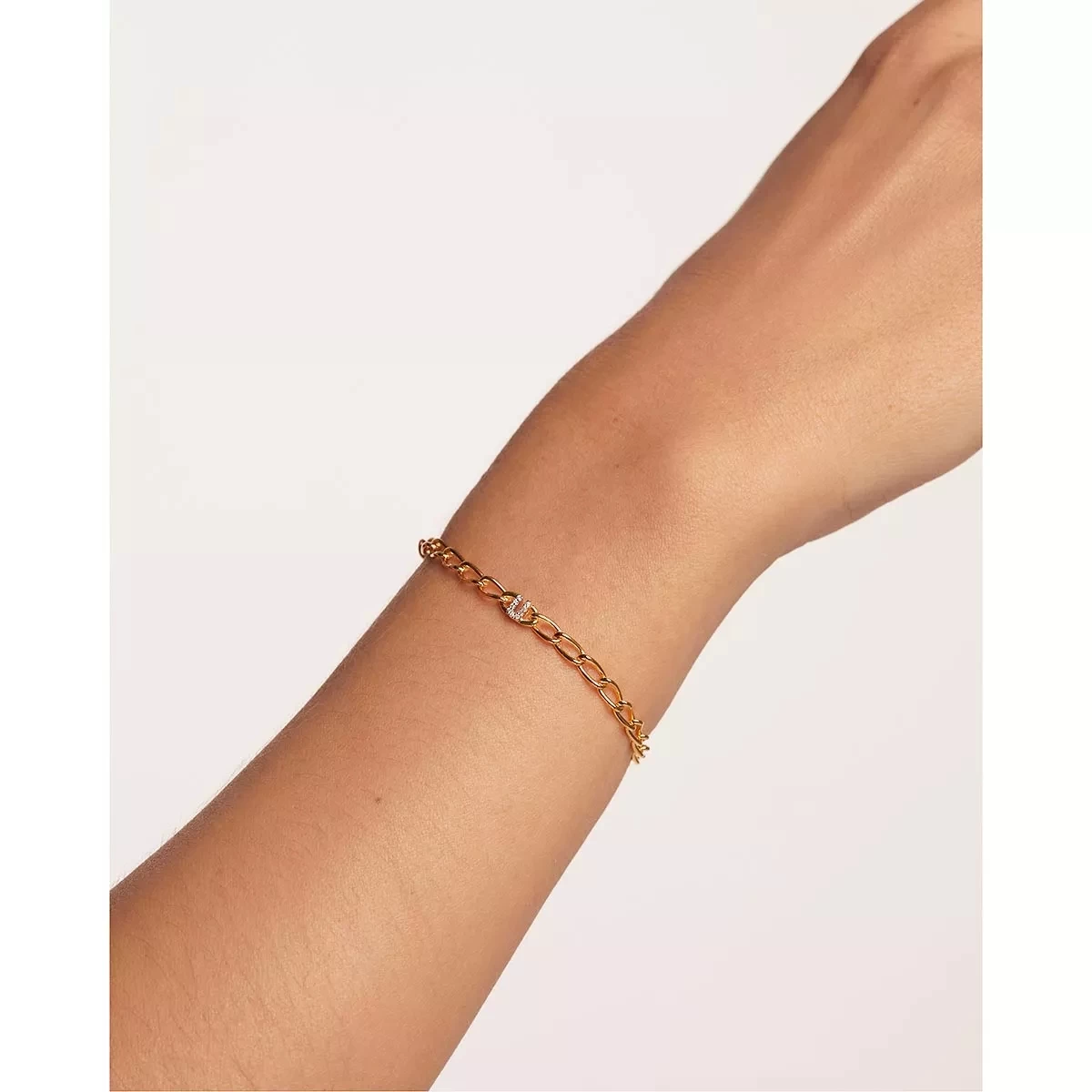 PDPAOLA Letter U Bracelet Gold Armband - Image 2