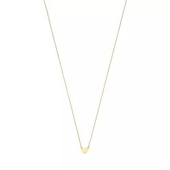 Isabel Bernard Belleville Amore 14 Karat Necklace With Heart Gold Kurze Halskette