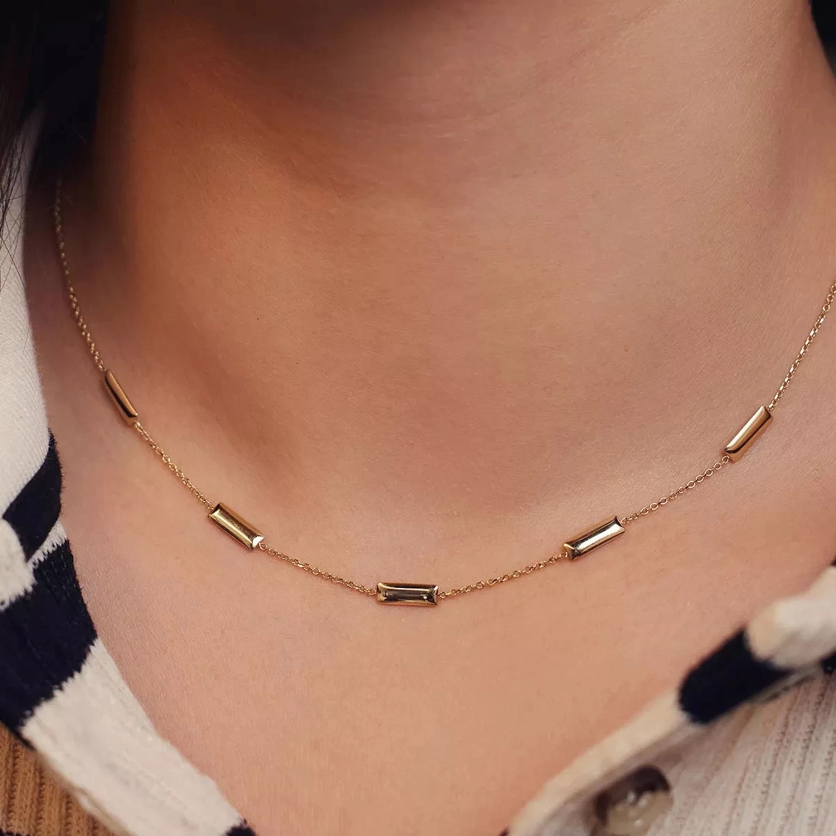 Isabel Bernard Monceau Josephine 14 Karat Necklace Gold Kurze Halskette - Image 3