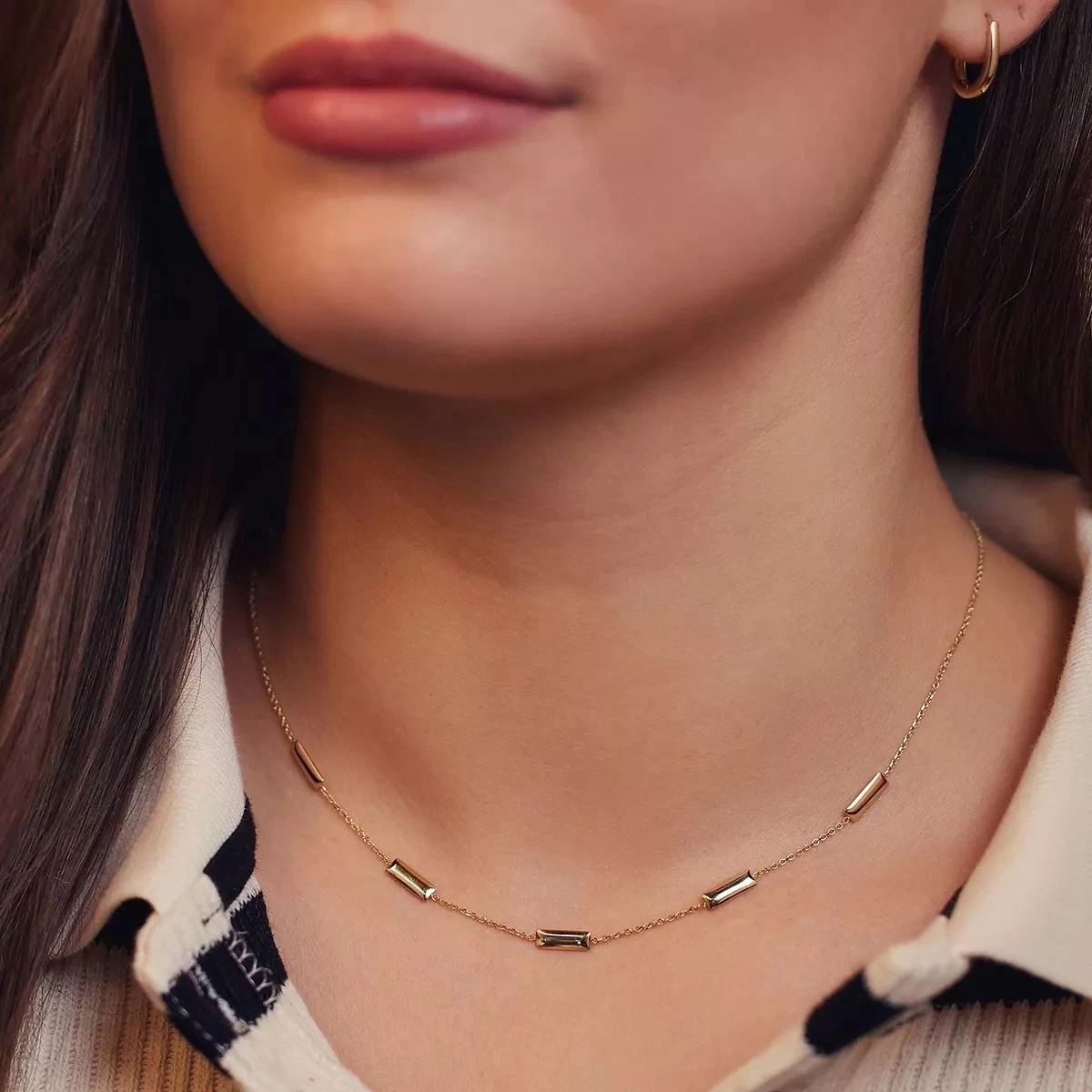 Isabel Bernard Monceau Josephine 14 Karat Necklace Gold Kurze Halskette - Image 4