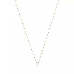 Isabel Bernard La Concorde Merle 14 Karat Necklace With Zirconia Rosé Gold Kurze Halskette