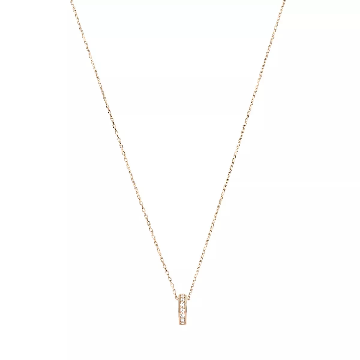 Isabel Bernard La Concorde Merle 14 Karat Necklace With Zirconia Rosé Gold Kurze Halskette - Image 6