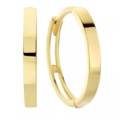 Isabel Bernard Rivoli Morgane 14 Karat Hoop Earrings Gold Creole