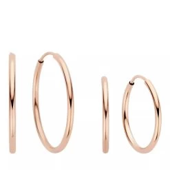 Isabel Bernard Cadeau D'Isabel 14 Karat Earring Set Rosé Gold Creole