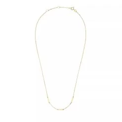 Jackie Triple Bar Necklace Gold Kurze Halskette