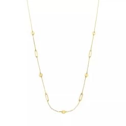 Jackie Beaux Arts Necklace Gold Mittellange Halskette
