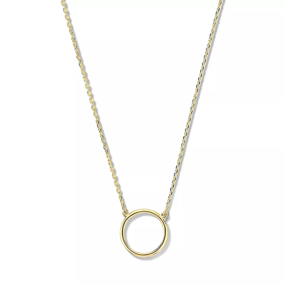 Isabel Bernard Monceau Olivia 14 Karat Necklace Ring With Ring Gold Mittellange Halskette